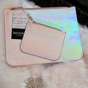 Cute matching cosmetic bags opalescent 😍💕💫